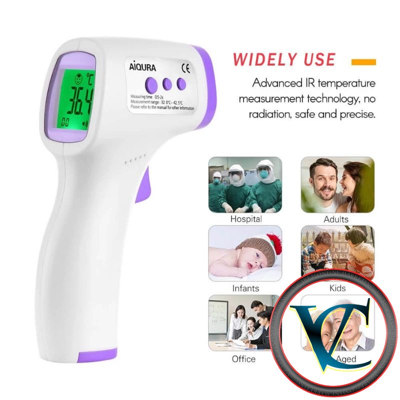 Aiqura AD801 Infrared Thermometer For Civil Use Shopee Malaysia