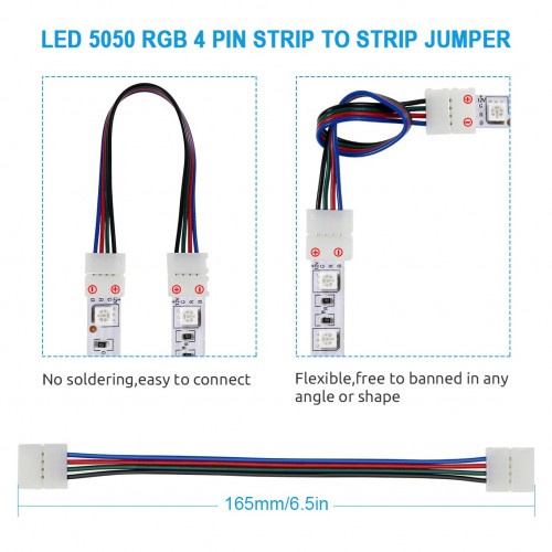 Ultra-dense RGB Micro LED Strip (aka NeoPixel, WS2812, SK6812) – 1m