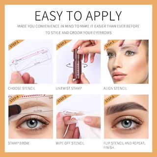 KIMUSE One Step Brow Stamp + Shaping Kit #7