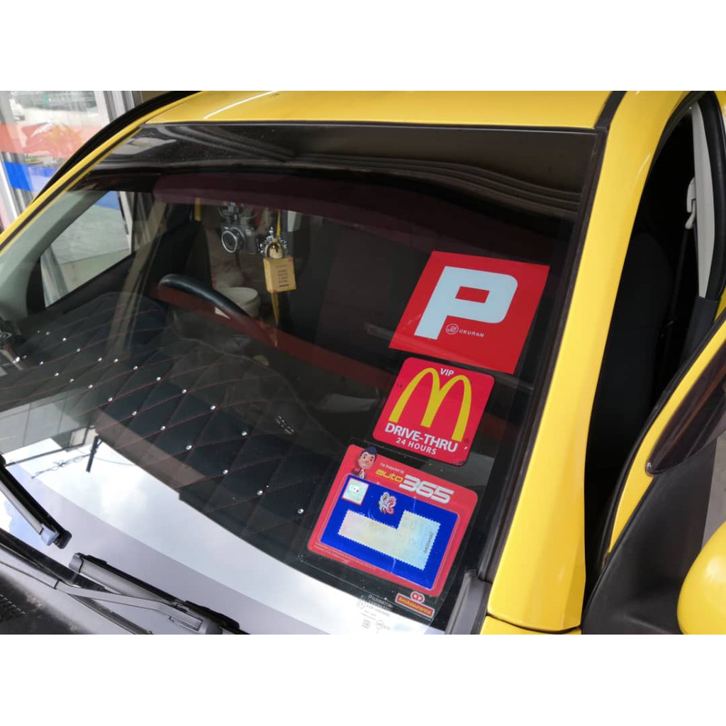 Car Road Tax Sticker P Reusable Latest Design High Quality Sticker Material (1pcs)