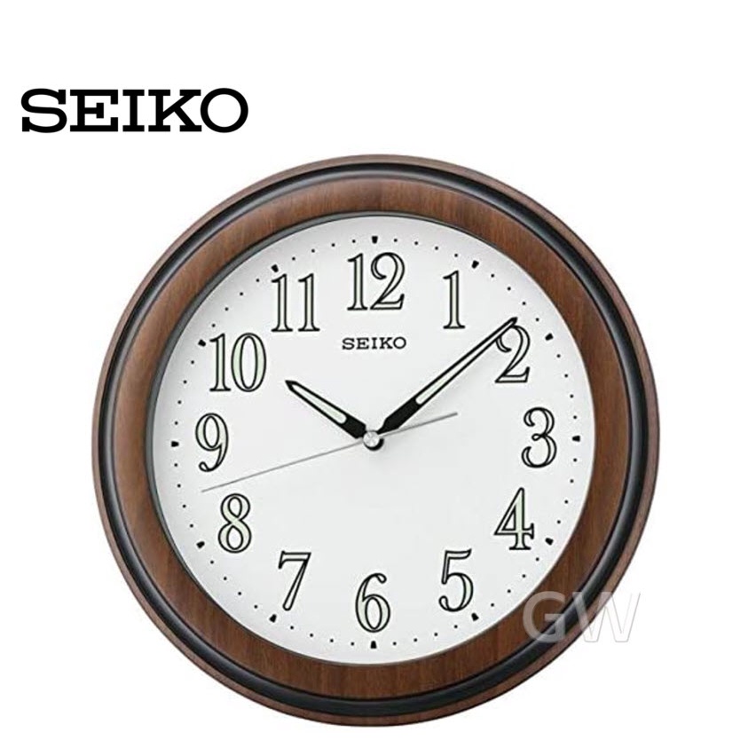 100 ORIGINAL SEIKO Quartz Lumibrite Analogue Wall Clock QXA313
