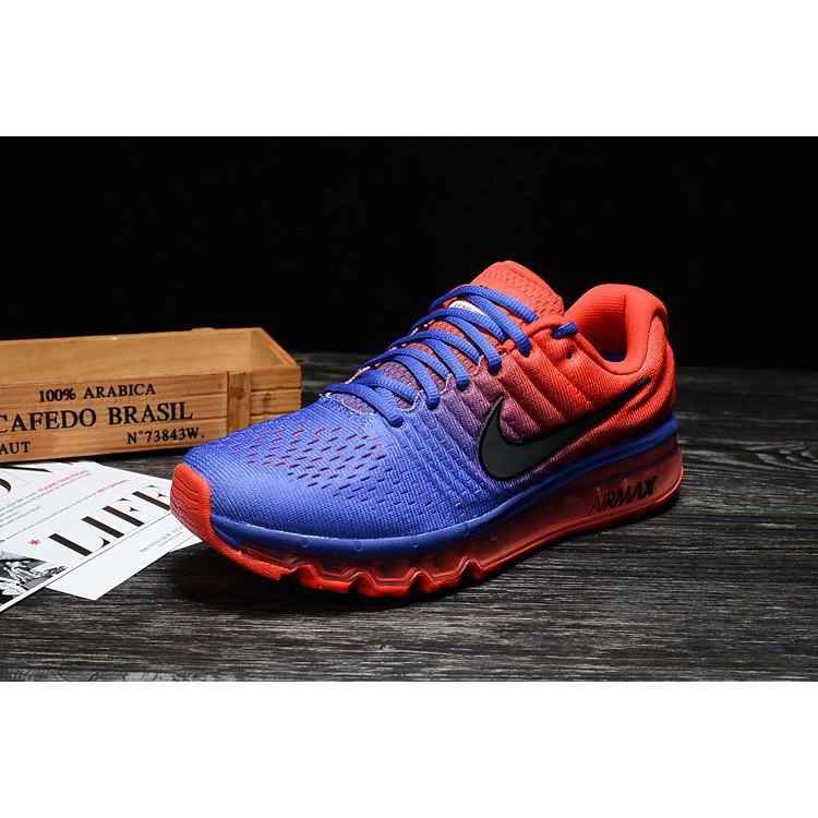 IN STOCK Nike Men's Air Max 2017 Running Shoe Casual Sports Nike Air Max 2017 Mens Running Lifestyle Shoes 849559 012