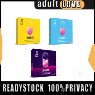 Ready stock [ Zero / Performa / Climax Super Thin 001 Condom ] Official OLO Condom Sex Kondom Nipis Adult Toys For Men