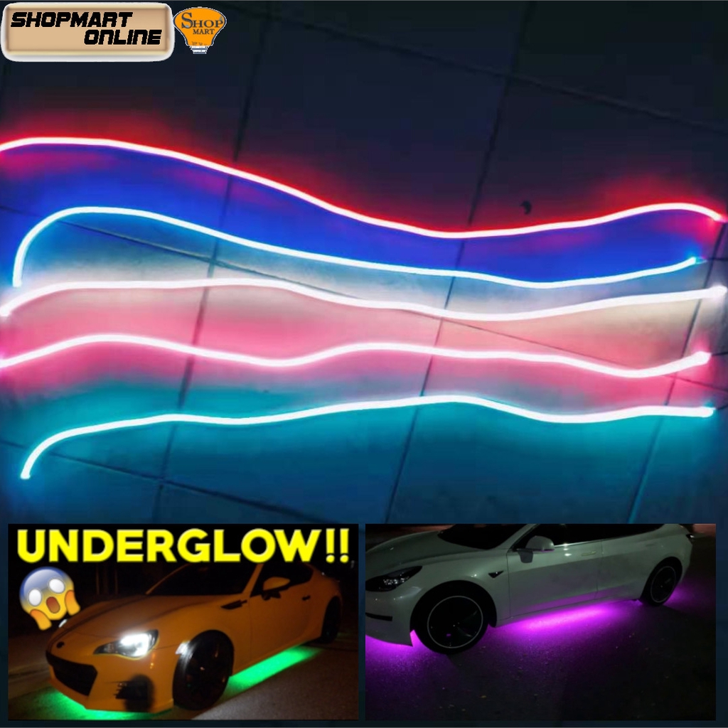 Car Underglow Neon Light Flexible Led Strip Led Tube Engine Hood Front