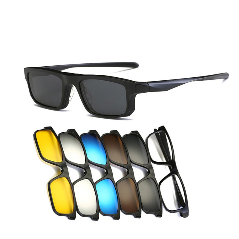 In Clip Magnetic Sunglasses Clip On Glasses Frame Eyeglasses Frames ...