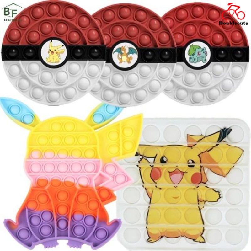 Brighthome Pop Its Spider Man Pikachu Fidget Toy Push Bubble Stress Relief Toys For Girls Boys Kids Pop It Tiktok Blingshop Double Shopee Malaysia