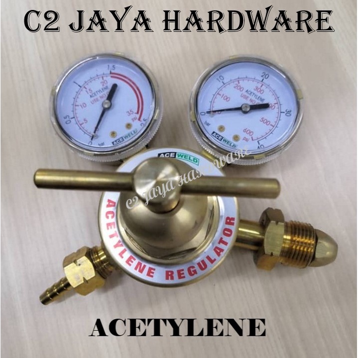 Aceweld Acetylene & Oxygen Regulator ( Green ) Shopee Malaysia