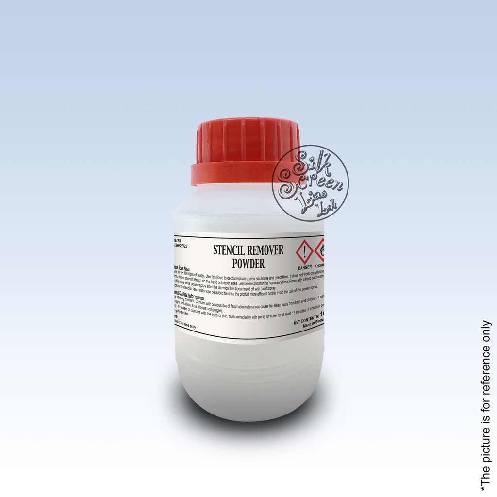 Stencil / Photo Emulsion Remover Powder (100g/Bottle 810 Litre of