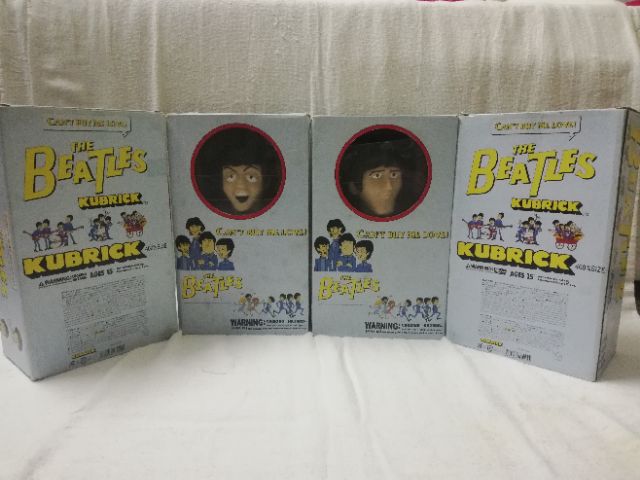 the beatles Kubrick 400% size set of 4 | Shopee Malaysia