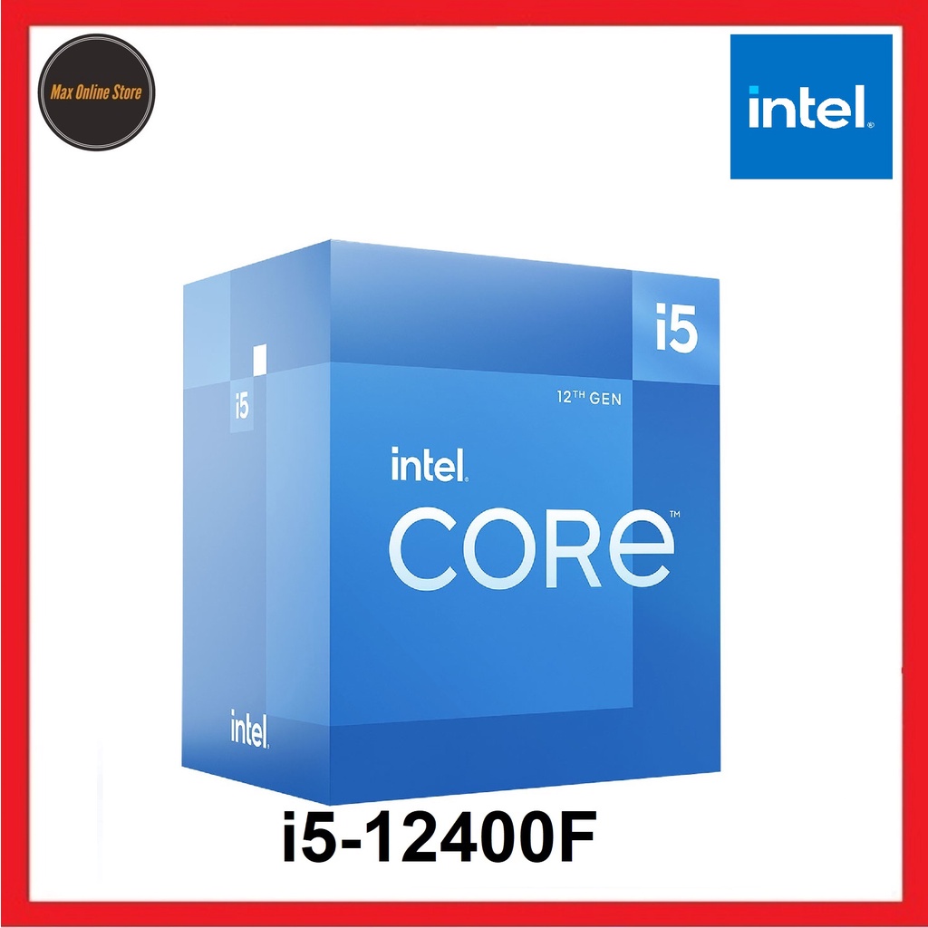 INTEL CORE I5-12400 / 12400F 18M CACHE UP TO 4.40 GHz PROCESSOR With ...