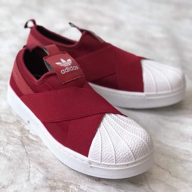 original superstar slip on marron