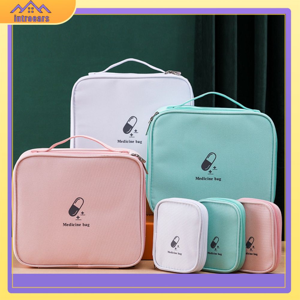 Fashion travel medicine storage bag, epidemic prevention bag, first aid kit, medicine sorting and sundries classification bag INTRO