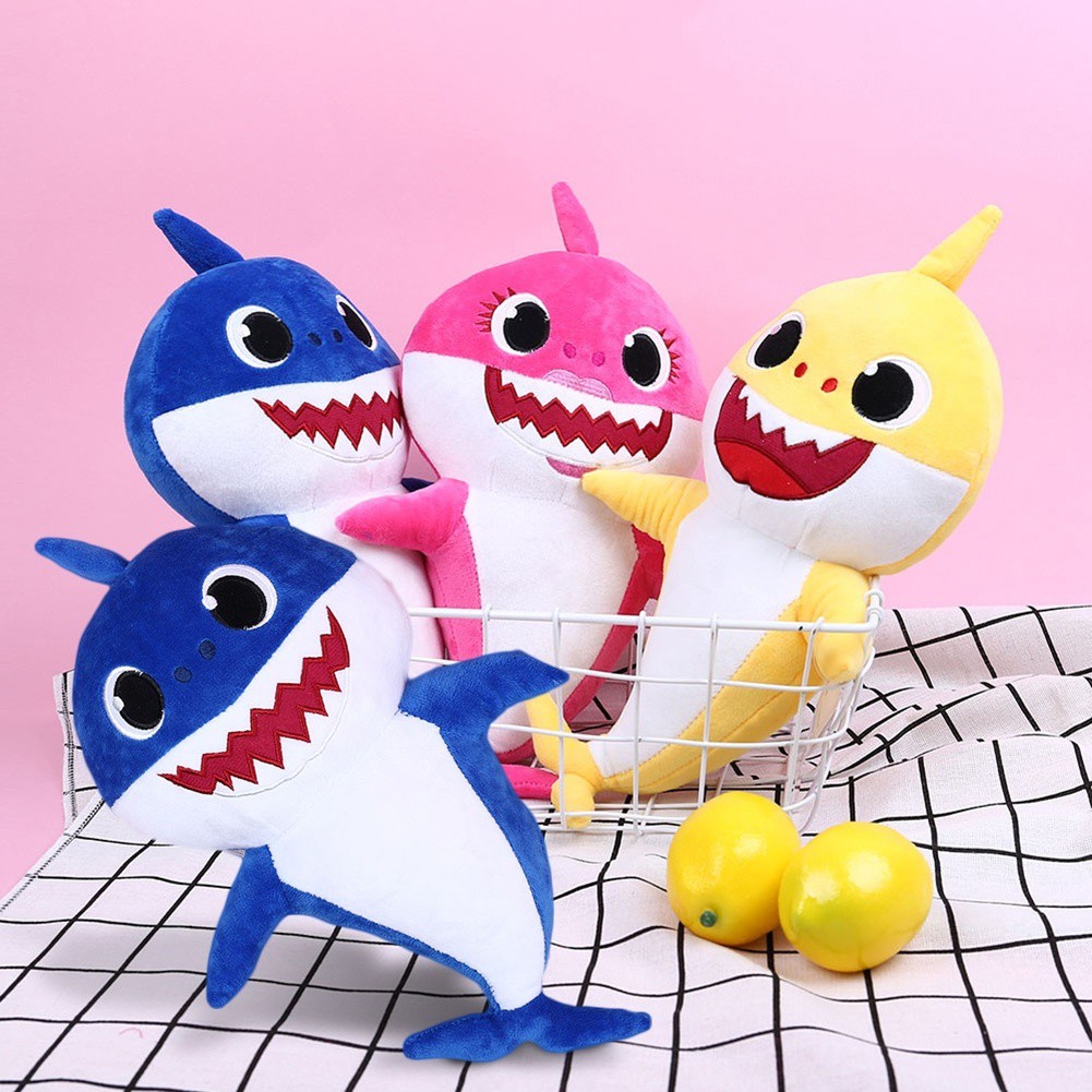 baby shark light singing plush