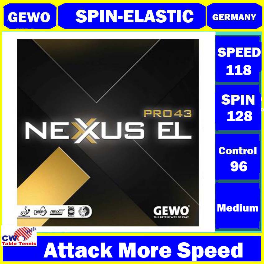 Choose Color & Thickness Gewo Nexxus XT Pro 48 Table Tennis & Ping Pong Rubber 