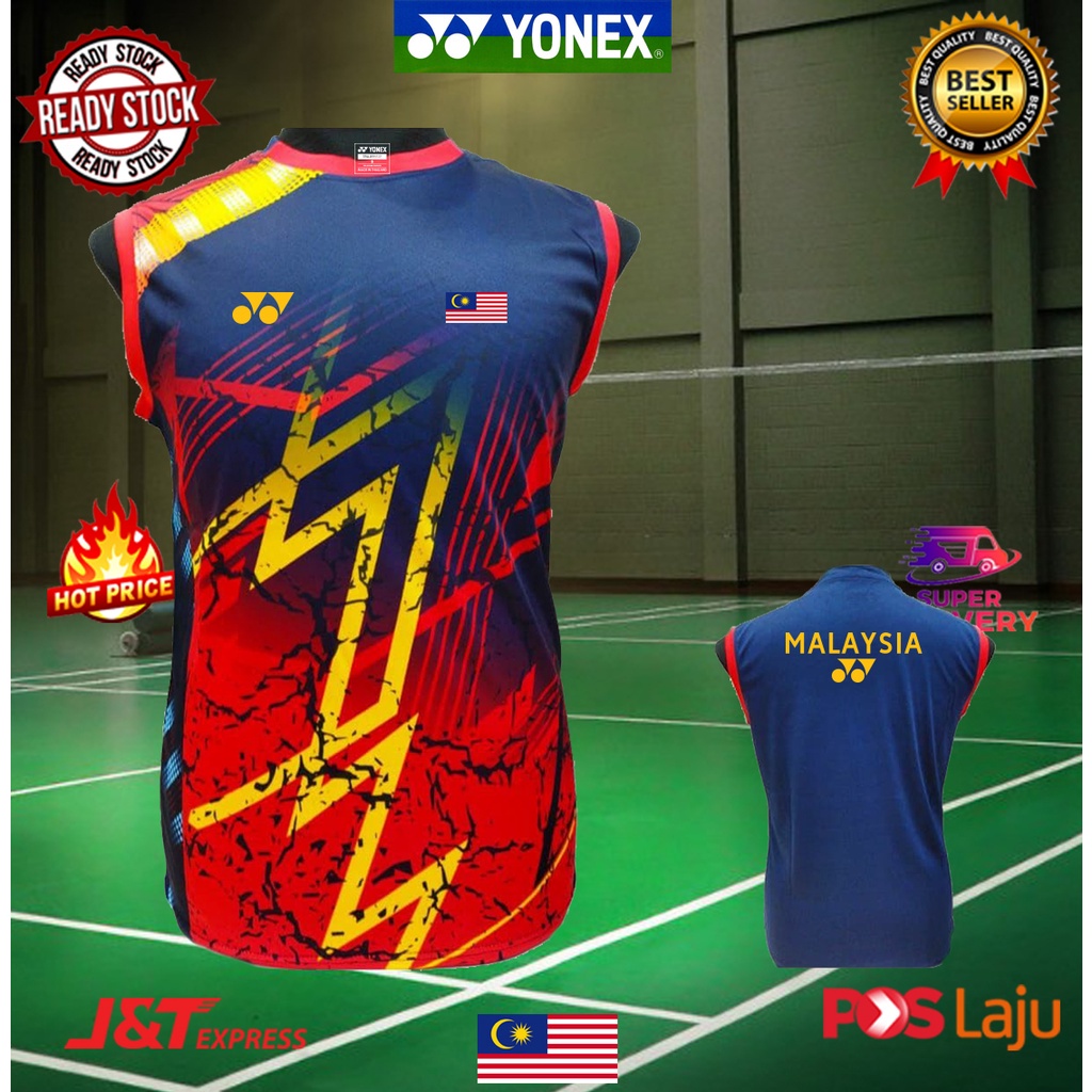 FULL SUBLIMATION Malaysia Badminton Jersey Yonex 2022 NEW Design