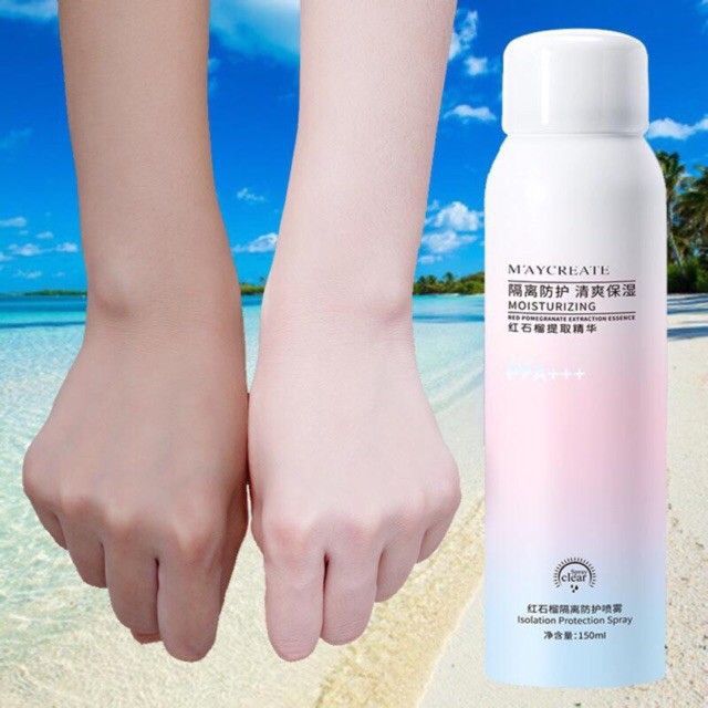 [READY STOK] M'AYCREATE SPRAY WHITENING SUN PROTECTION MAYCREATE
