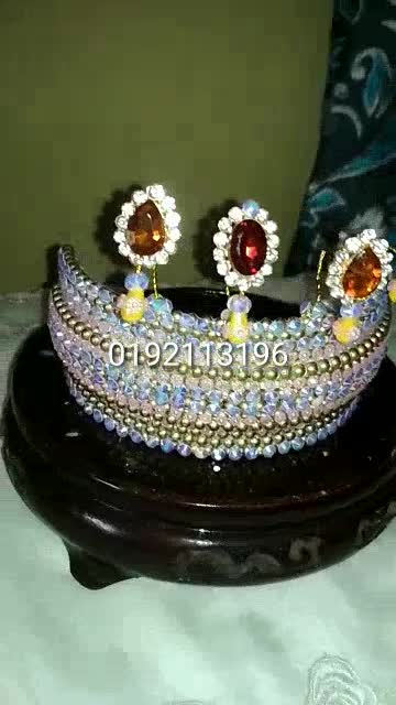 Buy Crown Daun Kebaya Tarian Melayu Cekak Cucuk Sanggul Lintang Gold Silver Tradisional Mahkota Seetracker Malaysia