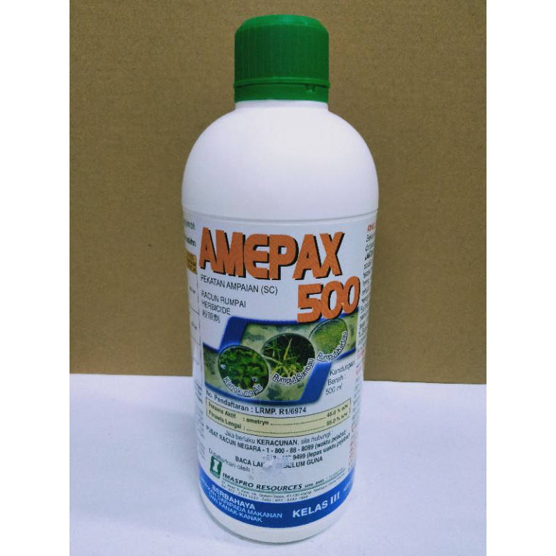 AMEPAX 500 500ML RACUN RUMPAI RACUN RUMPUT HERBICIDE | Shopee Malaysia