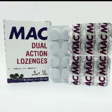 Ubat Sakit Tekak Mac Dual Action Lozenges Sore Throat Shopee Malaysia