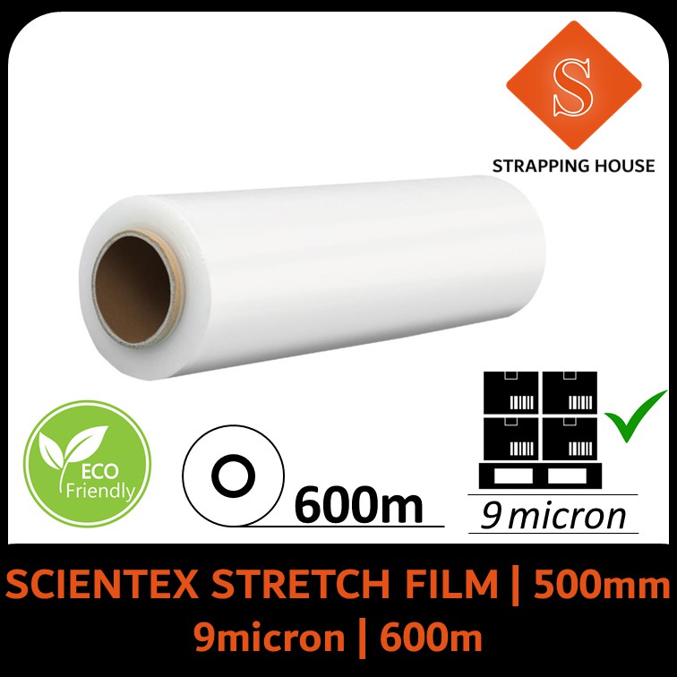 Stretch Film for Pallet Wrapping 500mm × 600m 9micron Shopee Malaysia