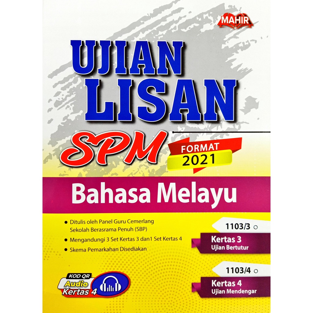 Buy Buku Latihan  Ujian Lisan ( Listening Test ) SPM FORMAT 2021 KSSM