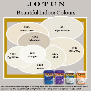 Jotun 1L Majestic True Beauty / Essence Cover Plus / 1624 / 1001 / 1453 ...