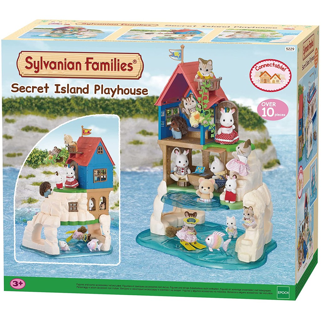 Sylvanian Families Secret Island Playhouse | Shopee Malaysia