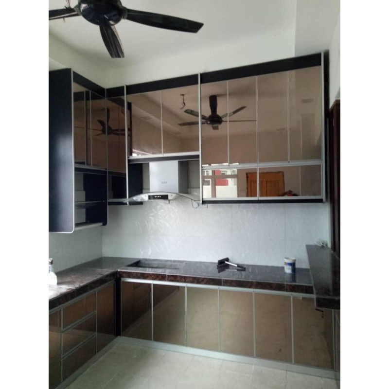 Kitchen Cabinet With Melamine And 4g Material Shopee Malaysia