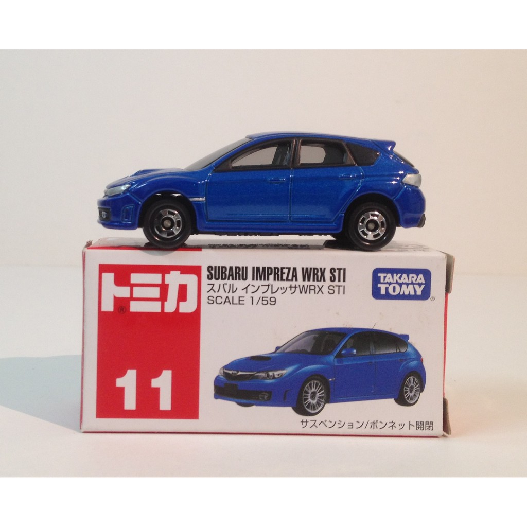 tomica subaru impreza wrx sti