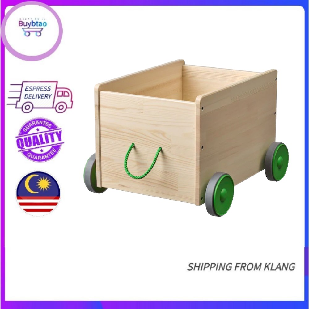flisat toy storage with casters