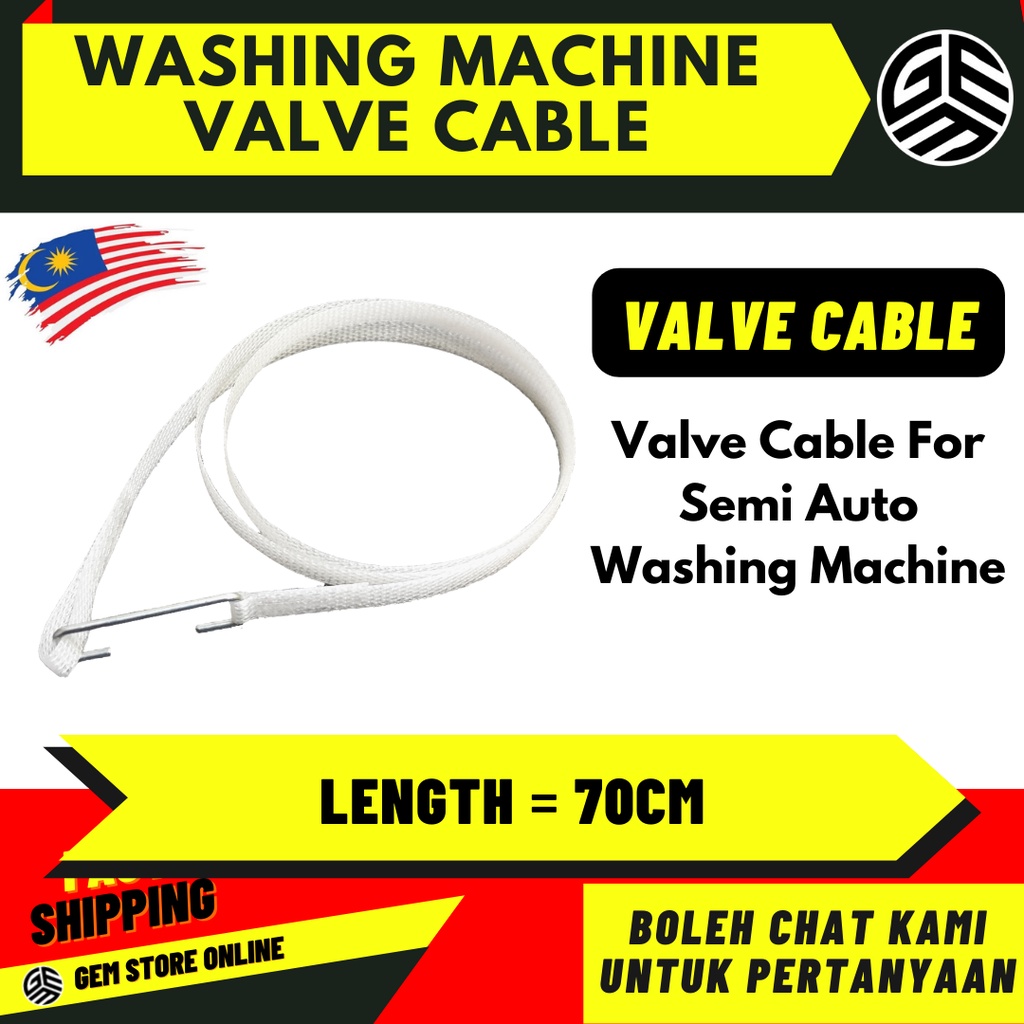 Universal Washing Machine Semi Auto Valve Cable / Valve Puller Rope / Drum Cable