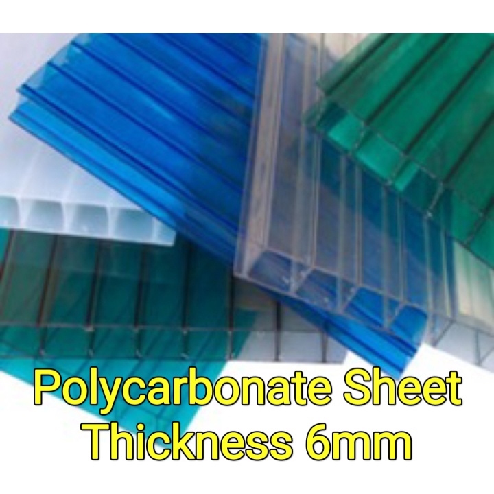 Polycarbonate Solar Panels ( Thickness 6mm ) Hollow Double-Layer ...