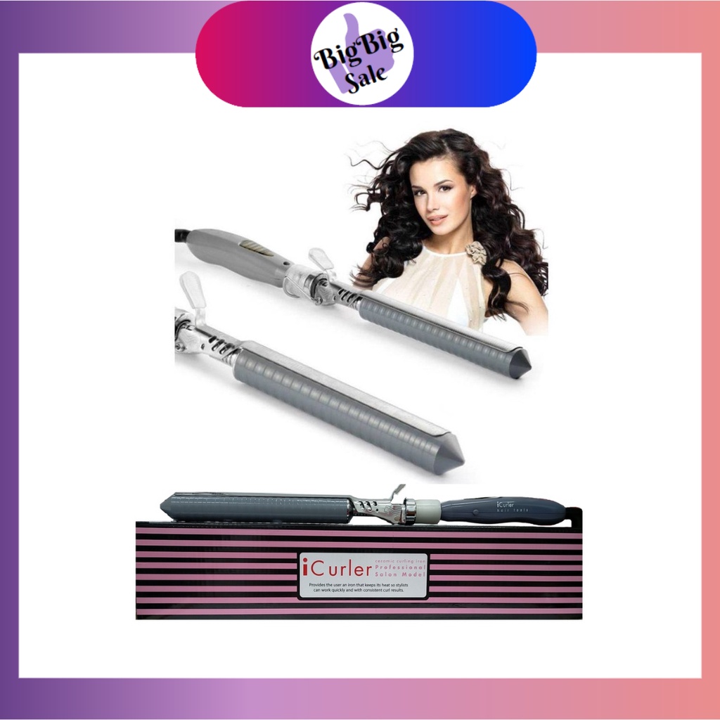 I Curler Ceramic Curling Tong Hair Curler Hair Iron Tong ( 22mm / 25mm / 28mm / 31mm )