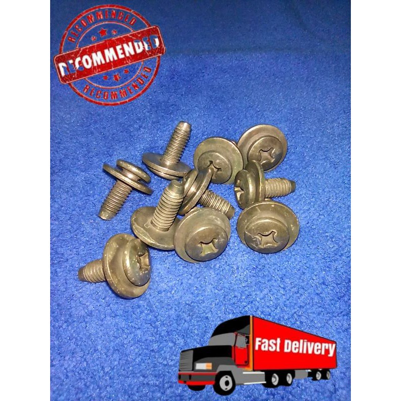 skru screw bunga saiz 10 washer Shopee Malaysia