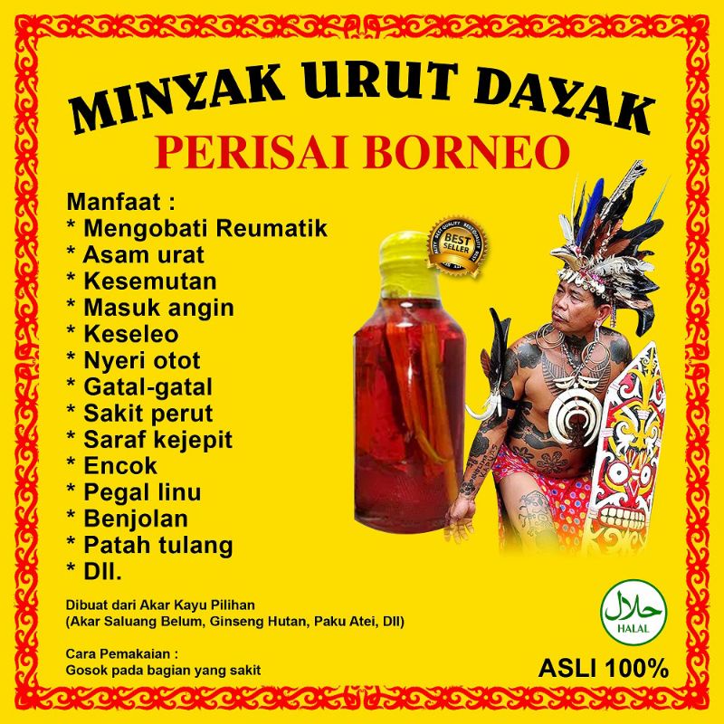 Oil kalimantan Original Bone Oil borneo dayak Shield borneo Shield