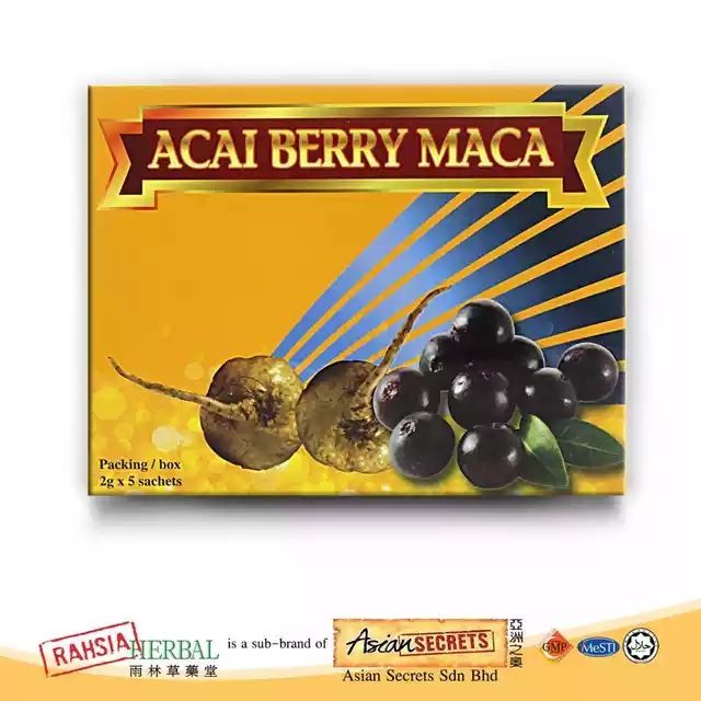 Acai Berry Maca Tea Sachets (Ubat Tenaga Batin Lelaki 