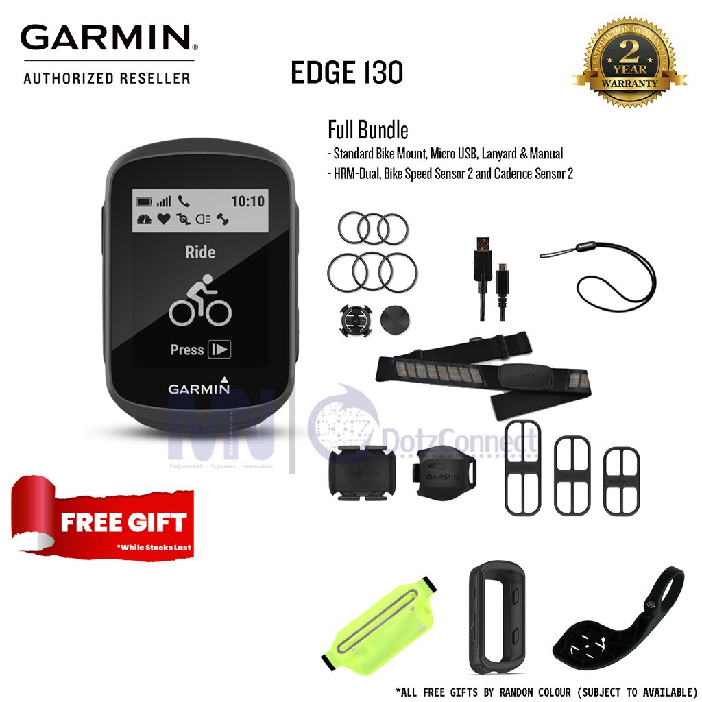 garmin edge 130 cadence sensor