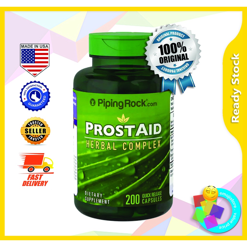 Piping Rock ProstAid Herbal Complex with Saw Palmetto 200 Capsules