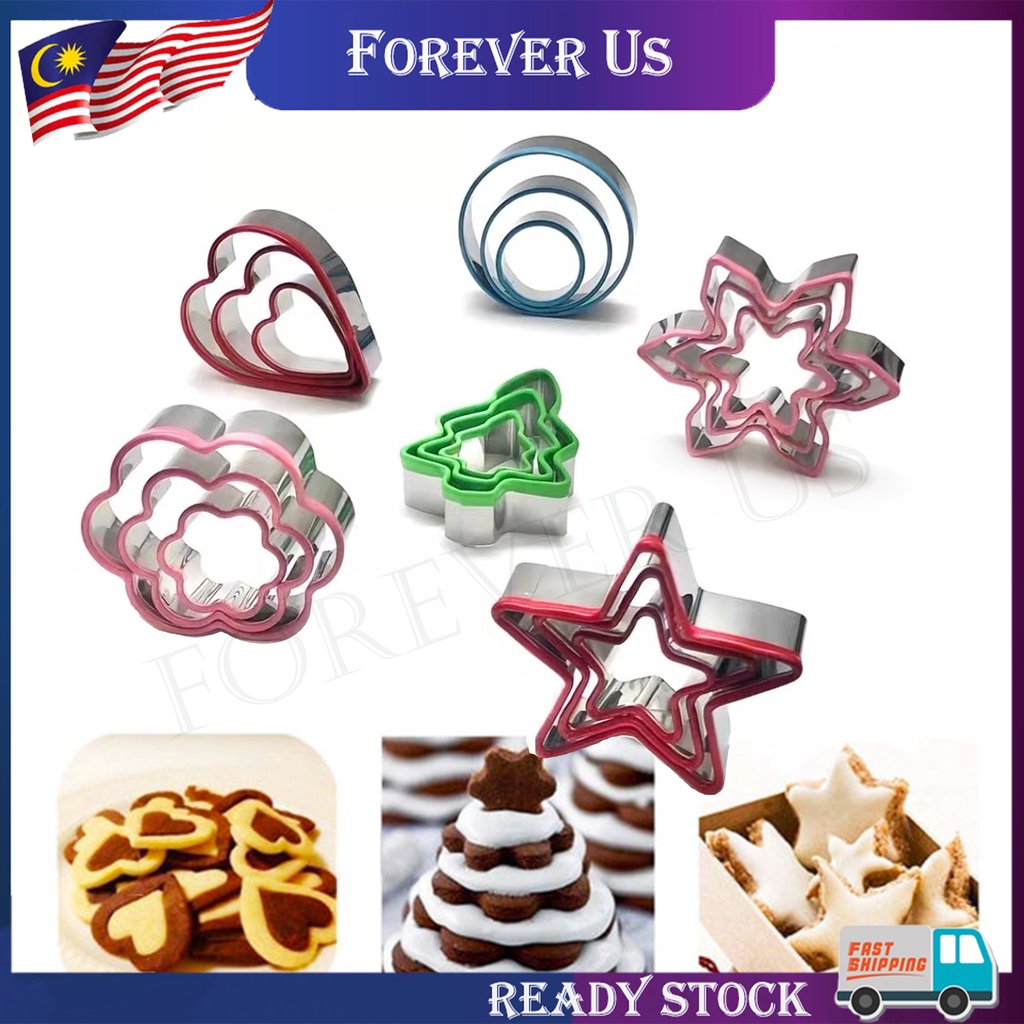 Various Stainless Steel Design Cookie Cutter Biscuit Cutter Christmas
