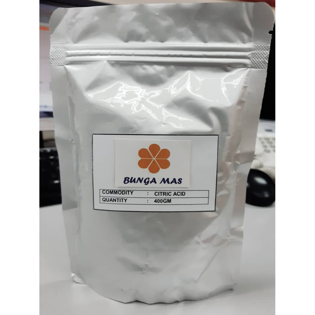 Citric Acid Food Grade 400 Grams 1 Kg Shopee Malaysia