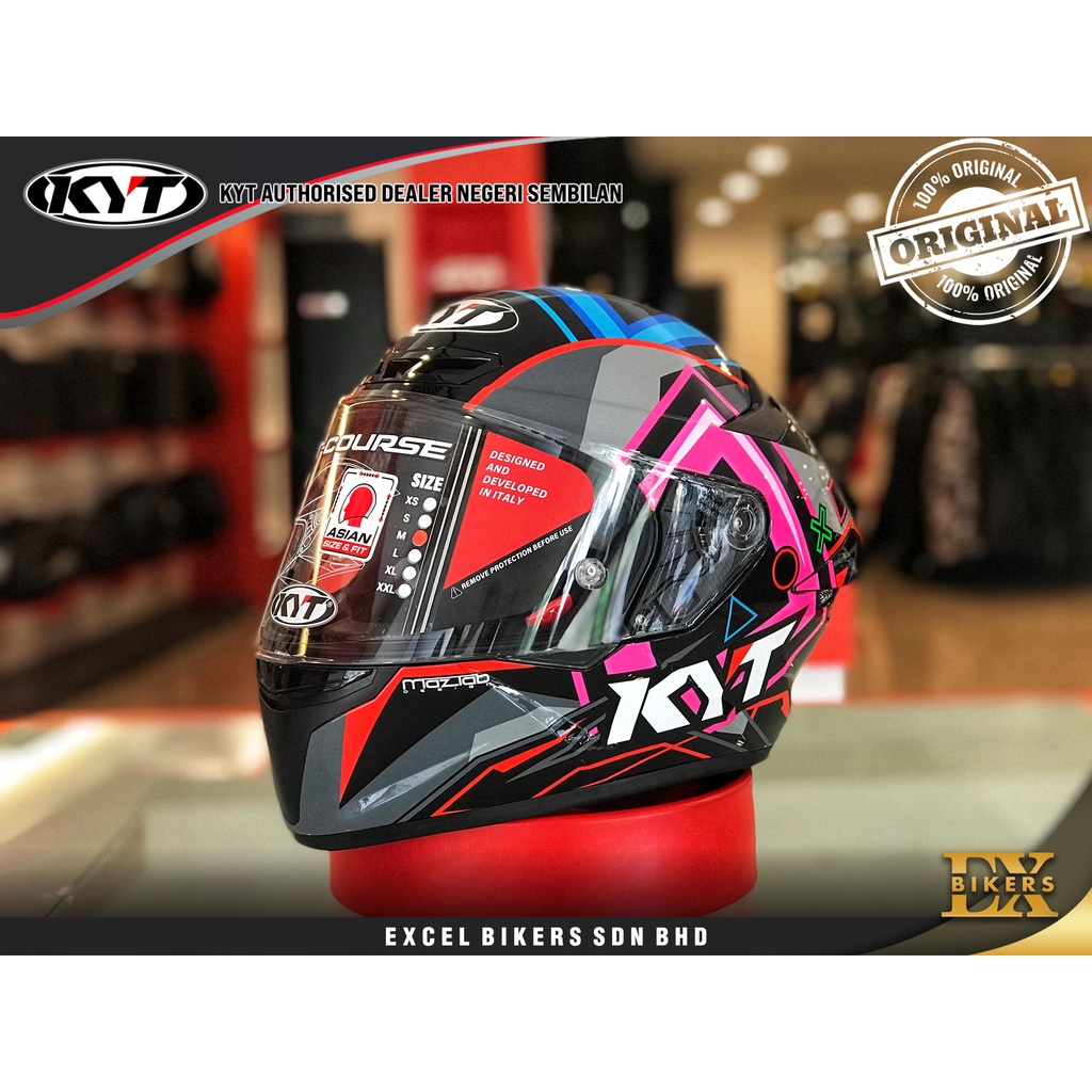 KYT HELMET TT COURSE RATHAPARK PLAY REPLICA /Full Face Helmet