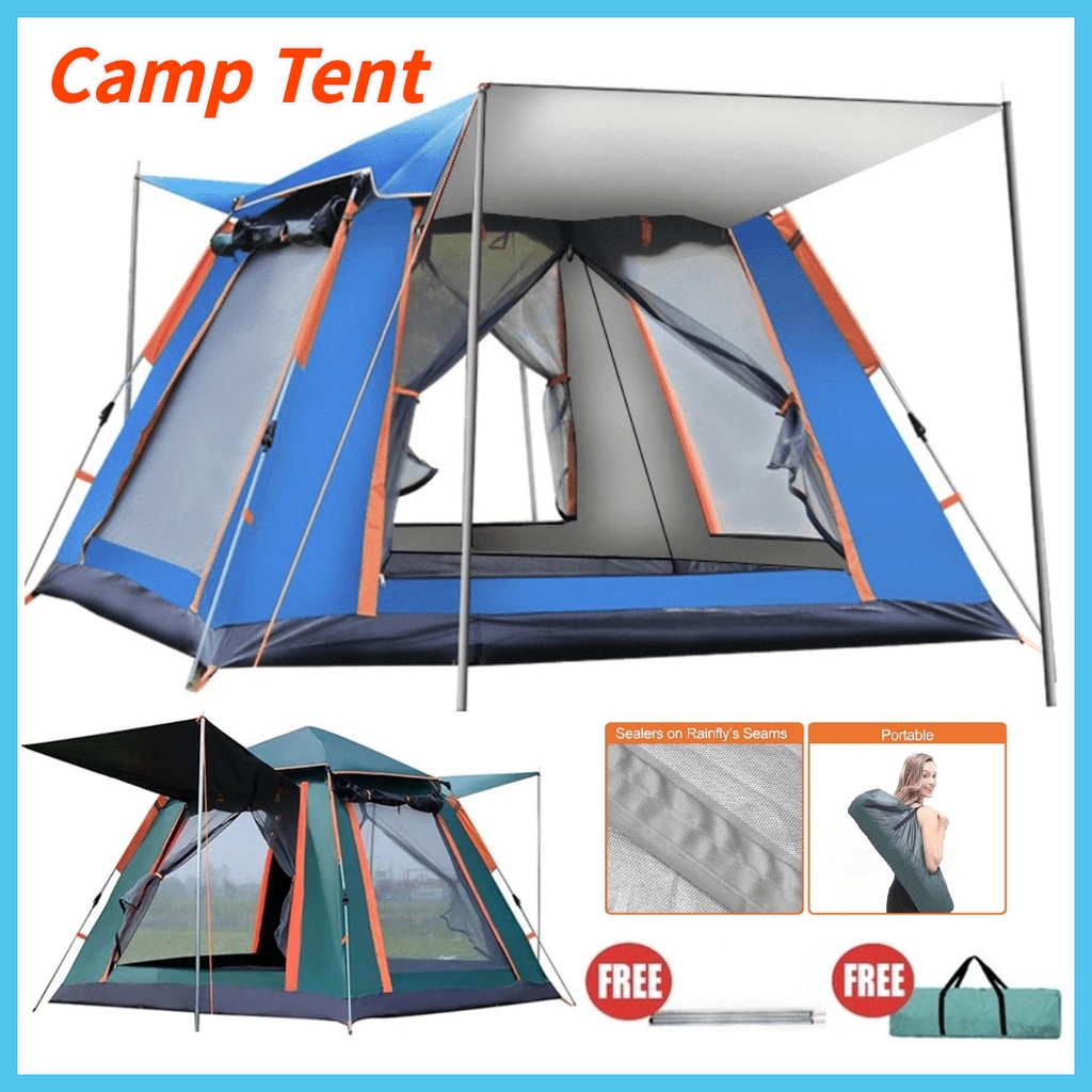 Camping Tent 68 Persons Outdoor Tent Family Tent Automatic Double