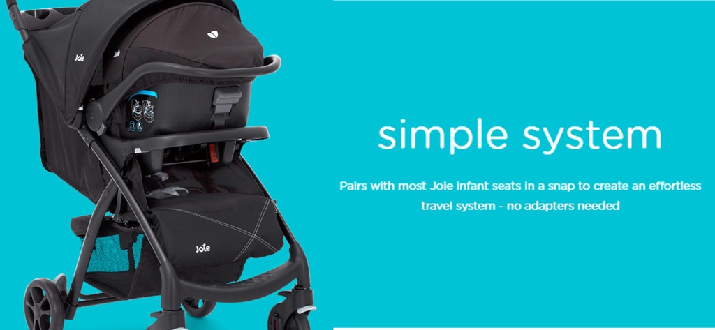 Joie muze lx travel system 2024 universal black