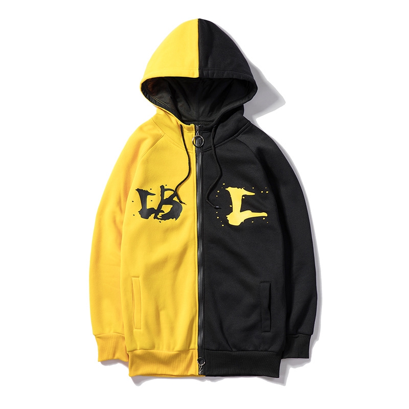 two color hoodie