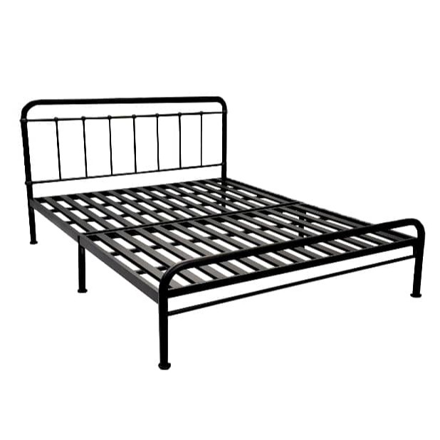 Victoria Queen Black Metal Bed Frame, What Size Is A Queen Metal Bed Frame
