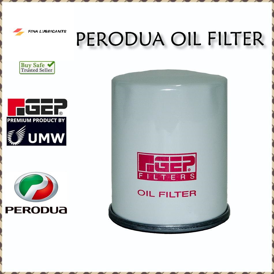 GEP by UMW Perodua Oil Filter OEM No: 15601-87Z01  Shopee 