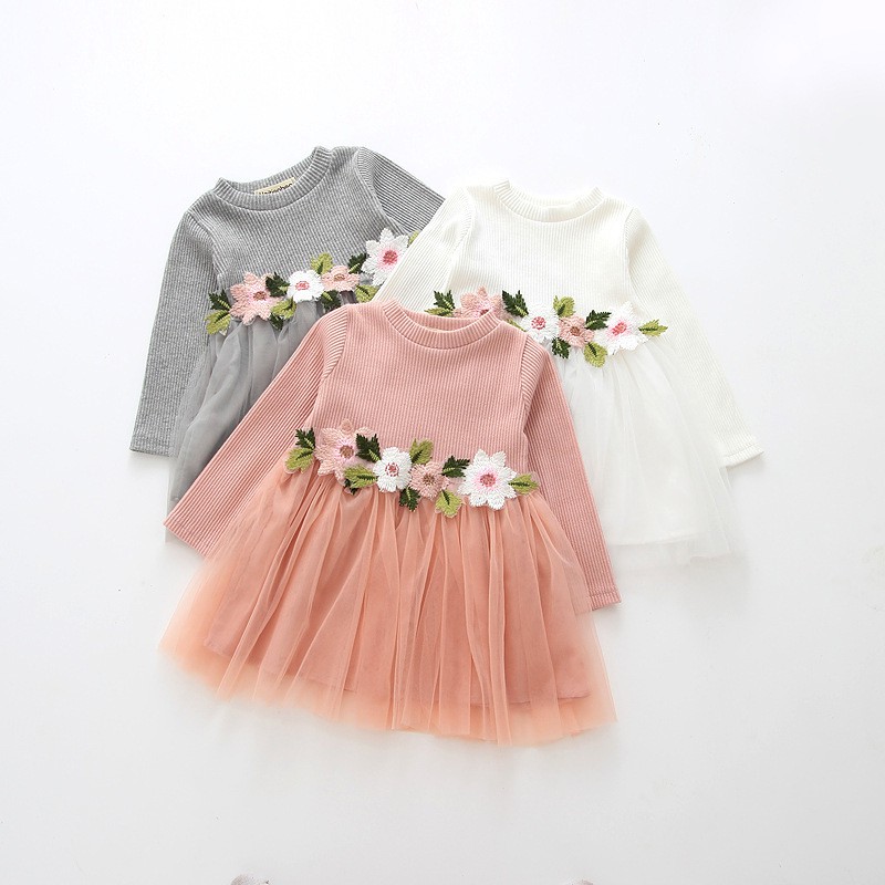 long sleeve baby dress