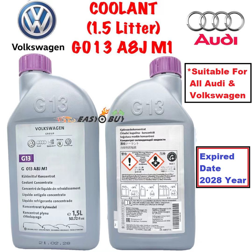 (NEW STOCK) Genuine VW Volkswagen Audi 1.5L G013 A8J M1 Cooling Liquid