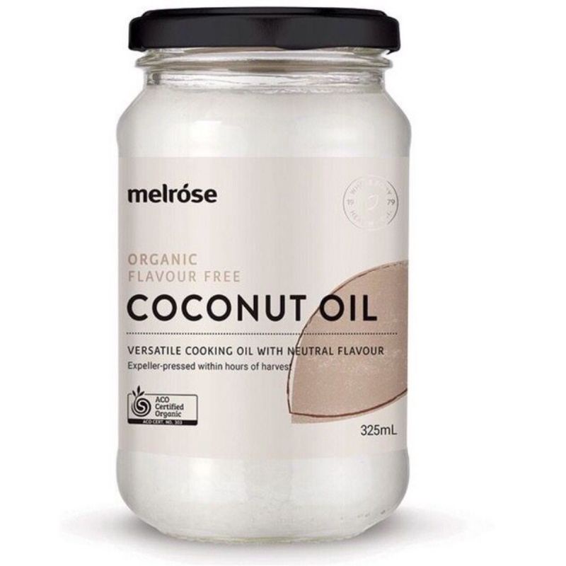 Melrose Organic Flavour Free Coconut Oil 325ml Shopee Malaysia