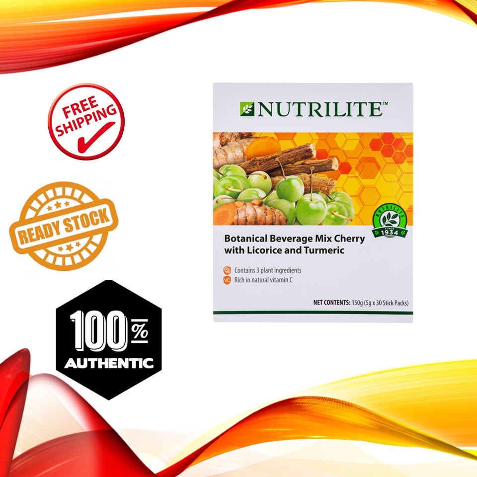 AMWAY Nutrilite Botanical Beverage Mix Acerola Cherry With Licorice